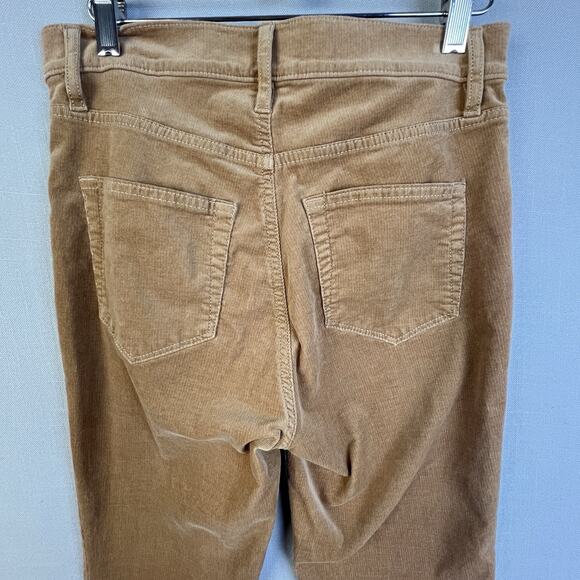 Made and Loved LOFT Corduroy High Waist Skinny Pants Size 4 27 Light Brown GORP - Picture 7 of 10